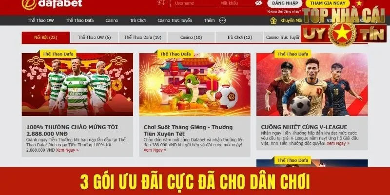3 gói ưu đãi cực đã cho dân chơi