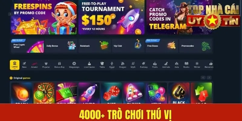 500+ trò chơi thú vị