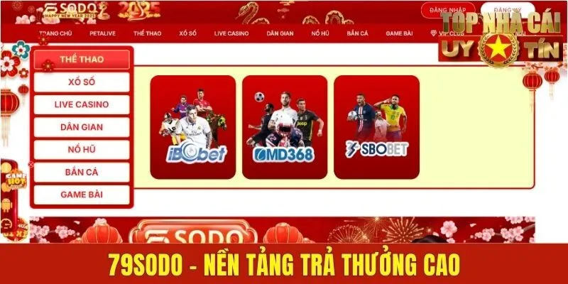 79sodo - Nền Tảng Trả Thưởng Cao, Ưu Đãi Khủng Năm 2025