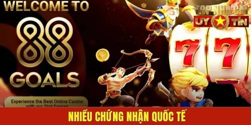 88Goals có nhiều chứng nhận quốc tế