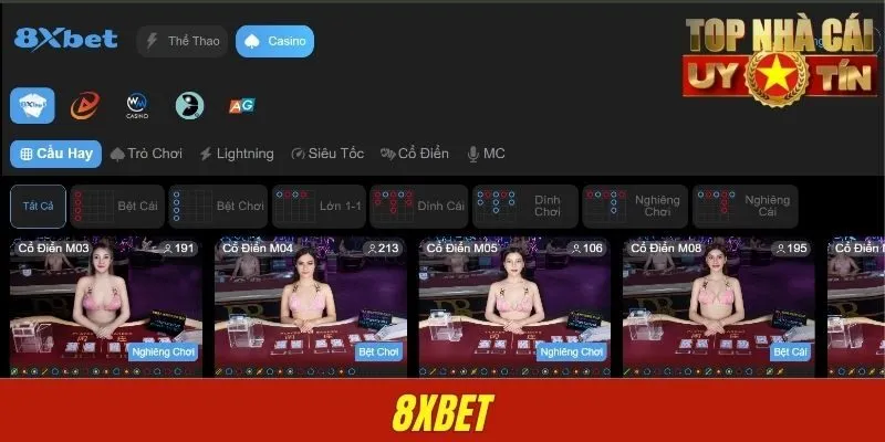 8xbet - Tụ Điểm Cá Cược Thứ Thiệt Cho Game Thủ Việt