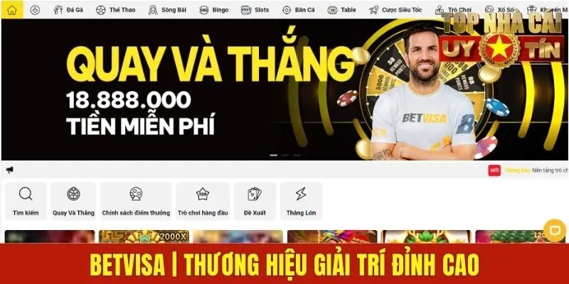 Betvisa | Thương Hiệu Giải Trí Đỉnh Cao Nhất Năm 2025