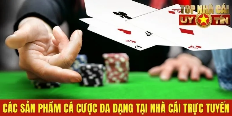Các sản phẩm cá cược đa dạng tại nhà cái trực tuyến