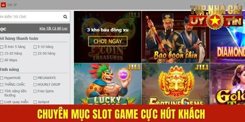 Chuyên mục slot game cực hút khách