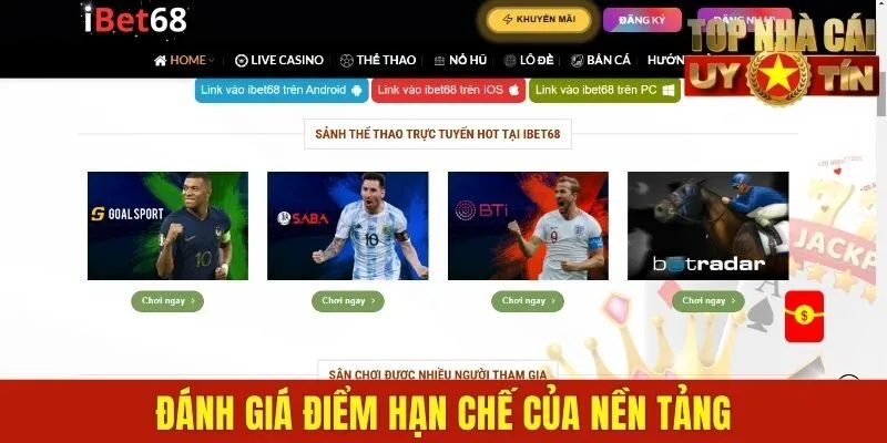 Đánh giá điểm hạn chế của nền tảng