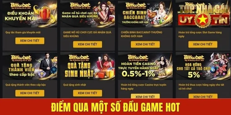 Điểm qua một số đầu game hot