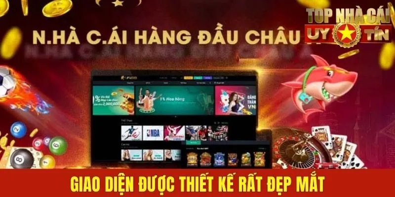 Giao diện được thiết kế rất đẹp mắt