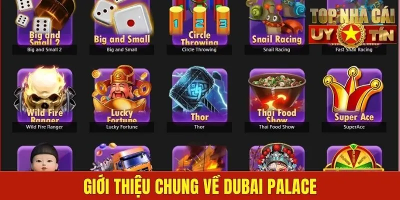 Giới thiệu chung về Dubai Palace
