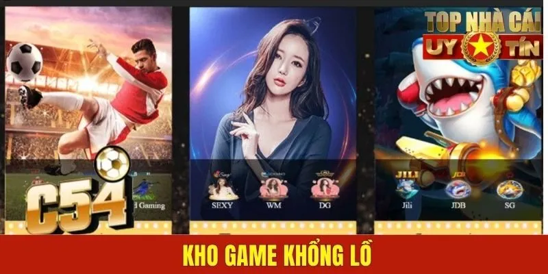Khám phá kho game khổng lồ, thỏa mãn người tham gia