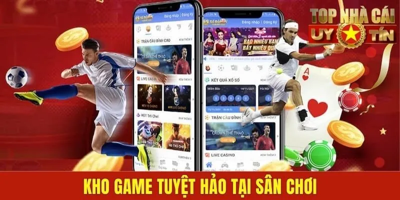 Kho game tuyệt hảo tại sân chơi