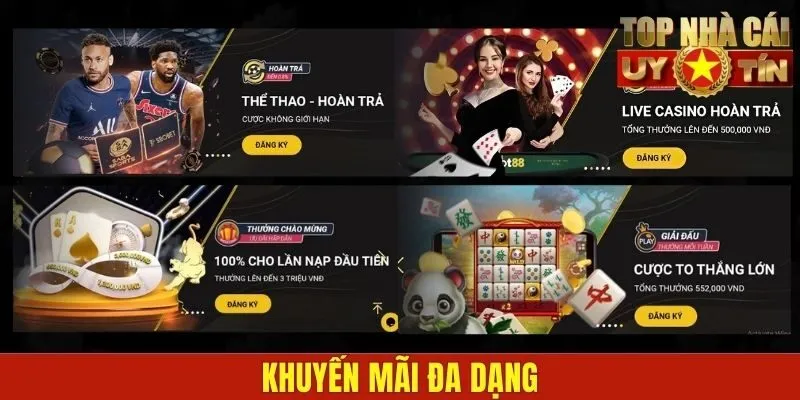 Khuyến mãi đa dạng