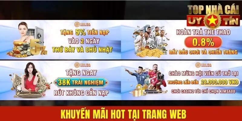 Khuyến mãi hot tại trang web