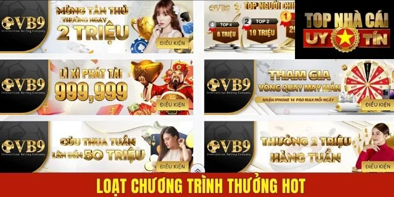 Loạt chương trình thưởng hot