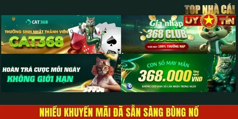 Nhiều khuyến mãi đã sẵn sàng bùng nổ