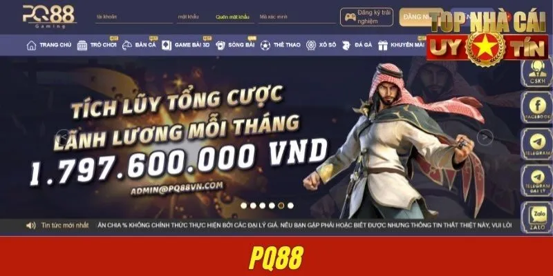 PQ88 - Thương Hiệu Cá Cược Đẳng Cấp Cho Dân Chơi Sành Điệu