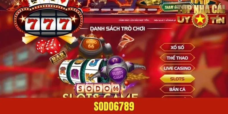 Sodo6789 - Thiên Đường Giải Trí Dành Cho Tín Đồ Mê Game