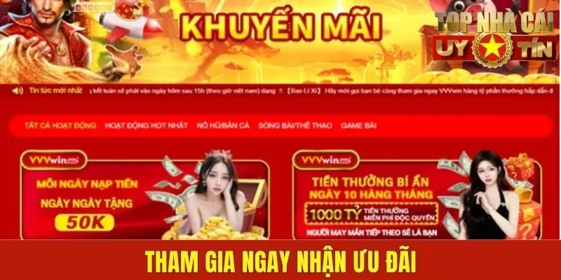Tham gia ngay nhận ưu đãi