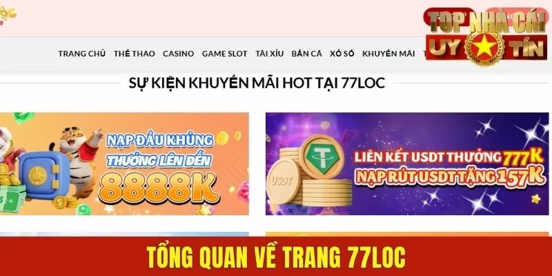 Tổng quan về trang 77loc