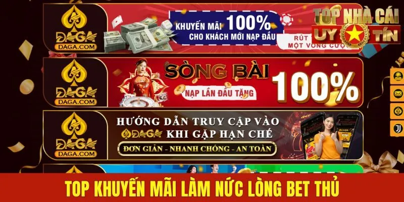 Top khuyến mãi làm nức lòng bet thủ