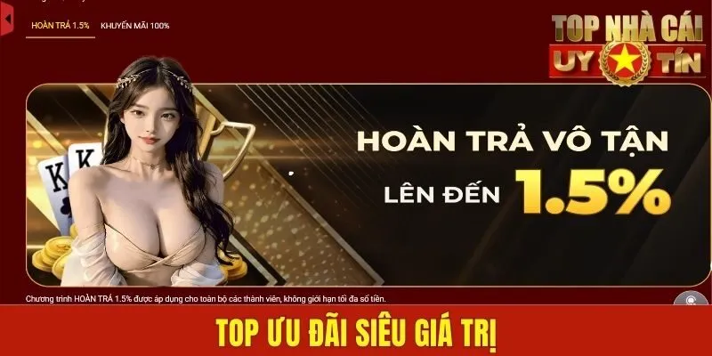 Top ưu đãi siêu giá trị