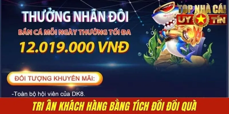 Tri ân khách hàng bằng tích đổi đổi quà