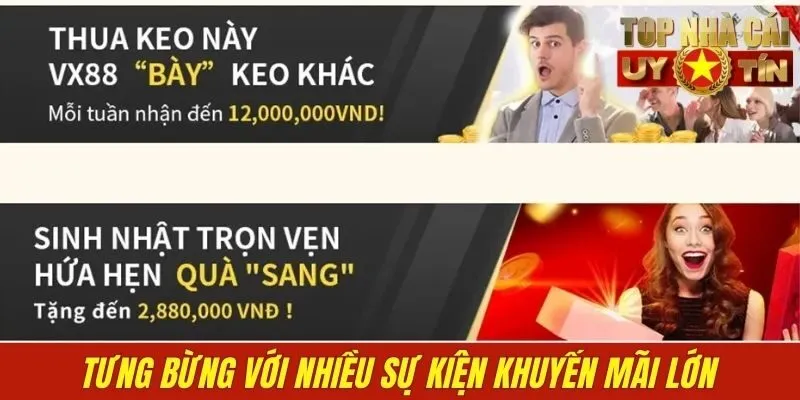 Tưng bừng với nhiều sự kiện khuyến mãi lớn