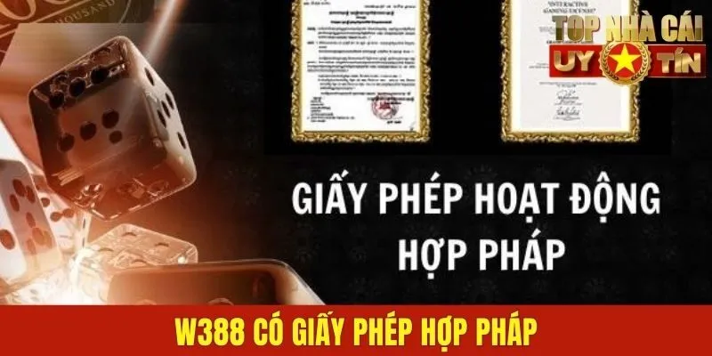 W388 có giấy phép hợp pháp