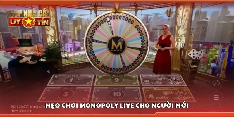 Mẹo chơi monopoly live cho người mới