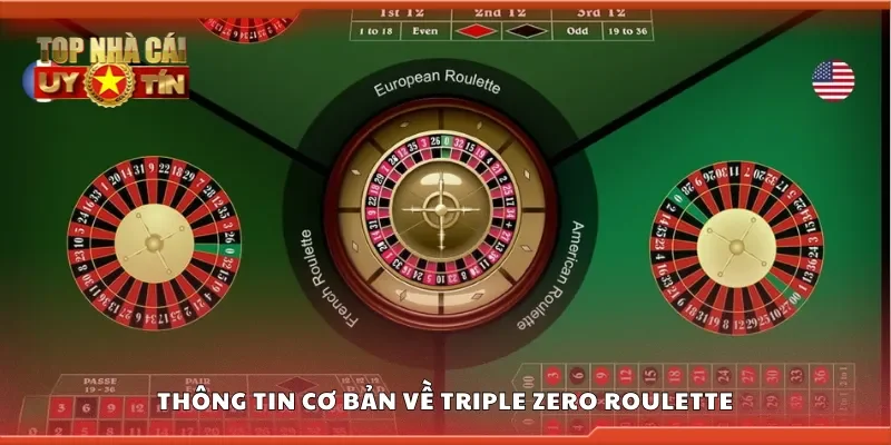 Thông tin cơ bản về triple zero roulette