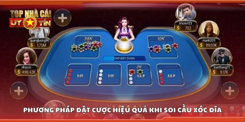 Phương pháp đặt cược hiệu quả khi soi cầu xóc đĩa