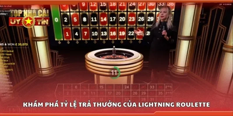 Khám phá tỷ lệ trả thưởng của lightning roulette
