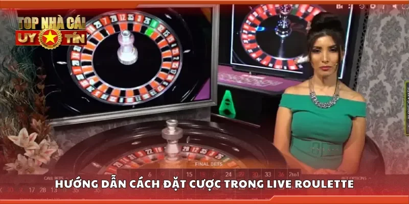 Hướng dẫn cách đặt cược trong live roulette