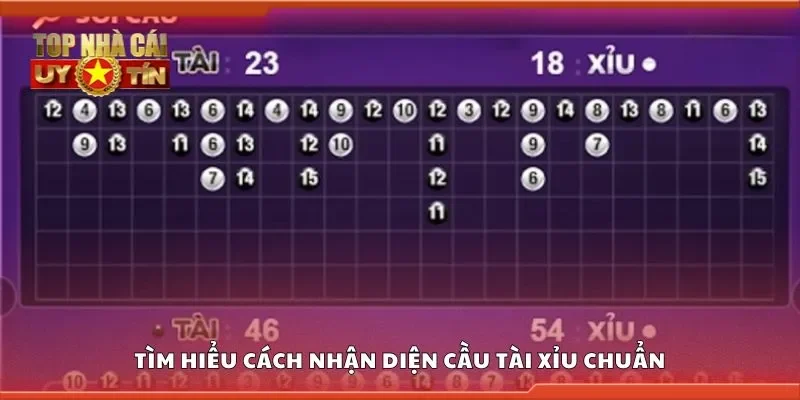 Tìm hiểu cách nhận diện cầu tài xỉu chuẩn