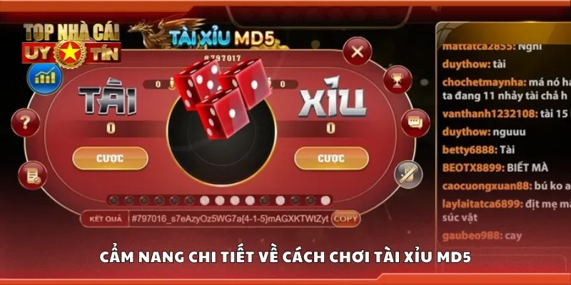 Hướng dẫn chi tiết về cách chơi tài xỉu MD5
