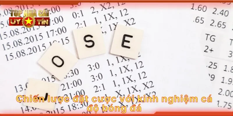 Chiến lược đặt cược với kinh nghiệm cá độ bóng đá