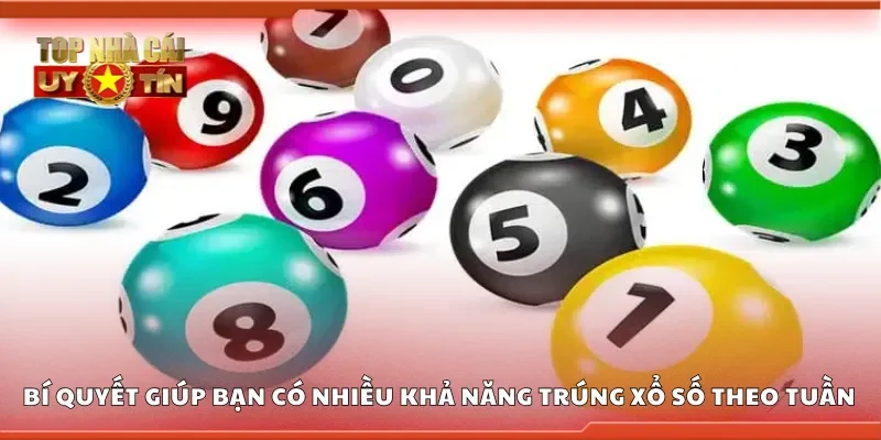 Bí quyết giúp bạn có nhiều khả năng trúng xổ số theo tuần