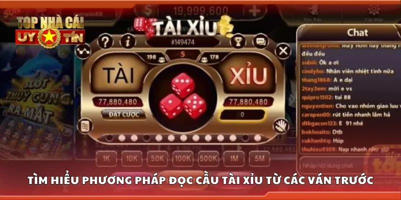 Tìm hiểu phương pháp đọc cầu tài xỉu từ các ván trước