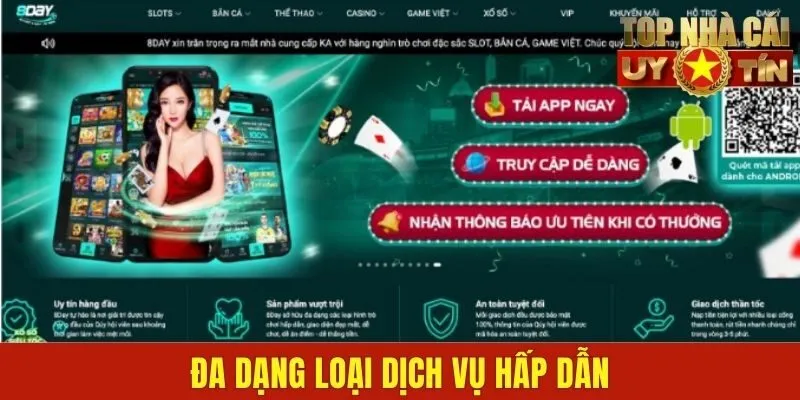 Đa dạng loại dịch vụ hấp dẫn