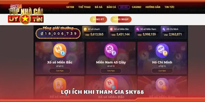 Lợi ích khi tham gia Sky88