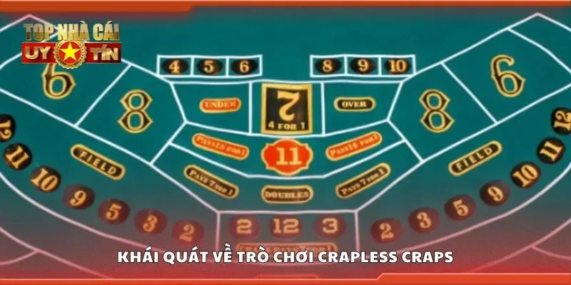 Khái quát về trò chơi crapless craps
