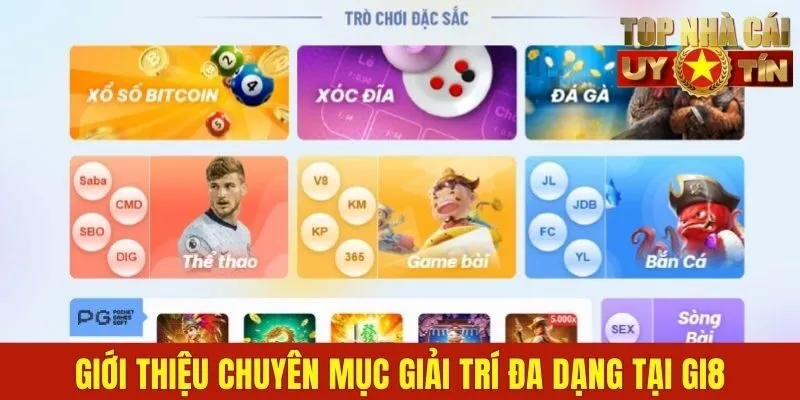 Giới thiệu chuyên mục giải trí đa dạng tại Gi8