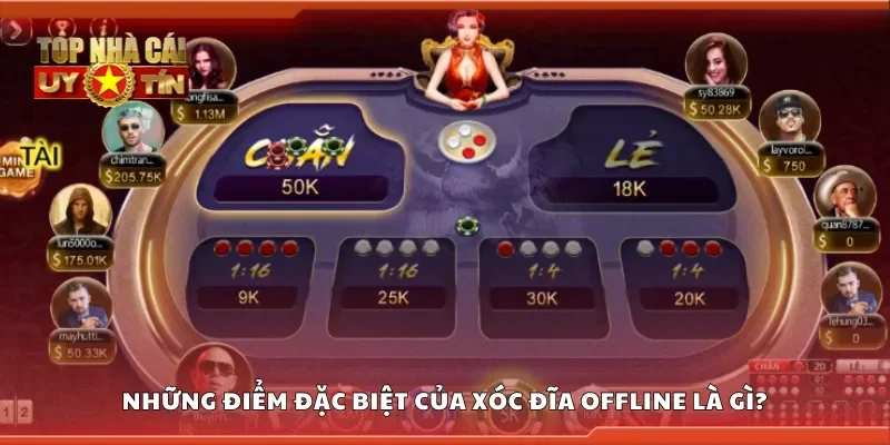 Những điểm đặc biệt của xóc đĩa offline là gì?