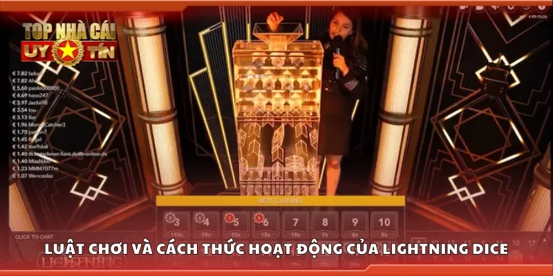 Luật chơi và cách thức hoạt động của lightning dice