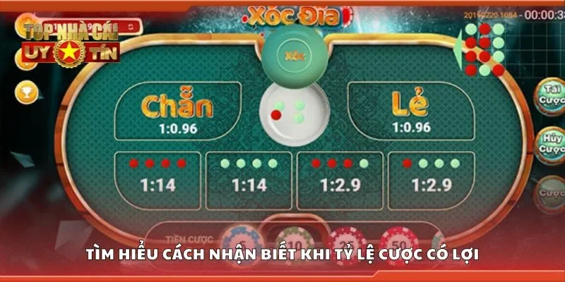 Tìm hiểu cách nhận biết khi tỷ lệ cược có lợi