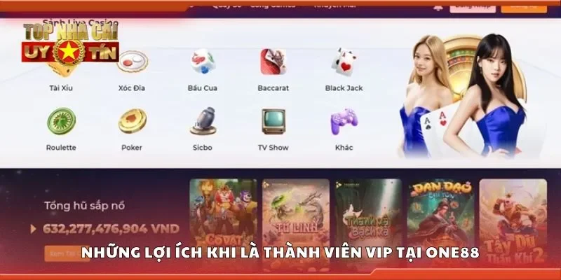 Những lợi ích khi là thành viên VIP tại One88