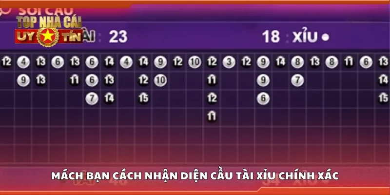 Mách bạn cách nhận diện cầu tài xỉu chính xác
