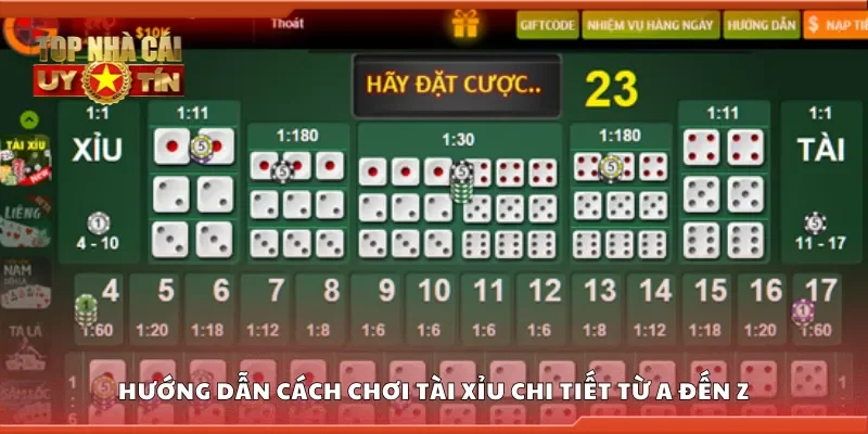 Chi tiết cách chơi tài xỉu chi tiết từ A đến Z