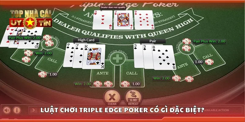 Luật chơi triple edge poker có gì đặc biệt?
