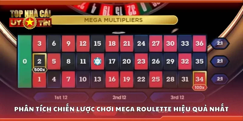 Chiến lược chơi Mega Roulette hiệu quả nhất