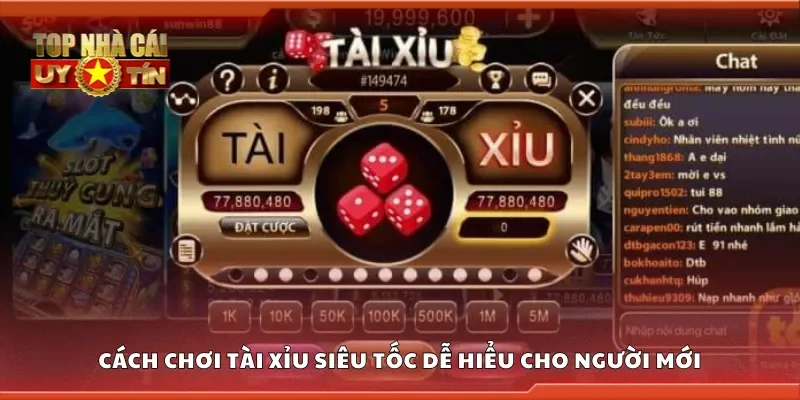 Nắm vững cách chơi tài xỉu siêu tốc dễ hiểu cho người mới